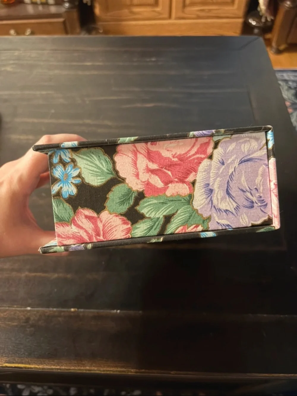 Vintage Floral Jewelry Box